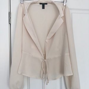 Beige dress up top with strings